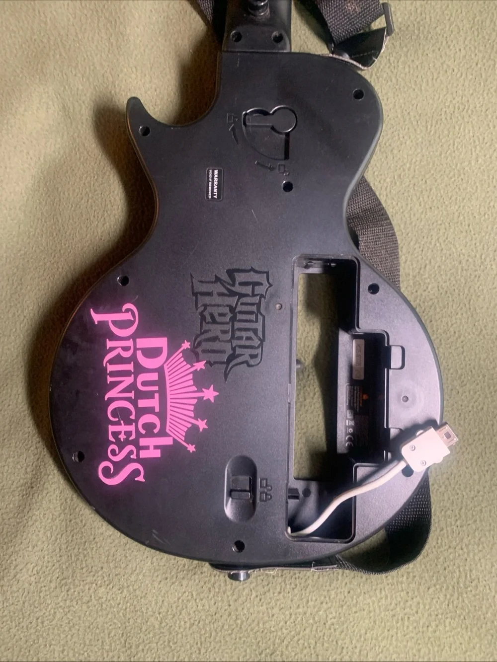 Les Paul controller for Nintendo Wii. Model: 95125.805. Fair condition.